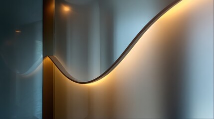 Modern architectural wall detail