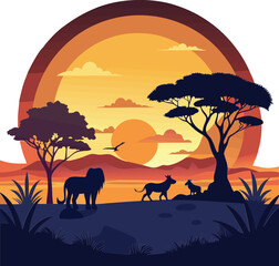 This collection of images showcases various animals, including a giraffe, a lion, and a bird, each with distinct textures and detailing