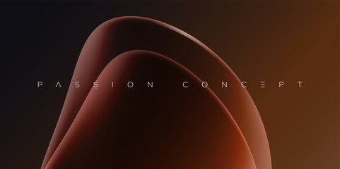 Elegant abstract background featuring layered smooth glowing red shapes with soft gradients. Perfect for luxury branding, digital designs, stylish presentations, and modern creative visuals.