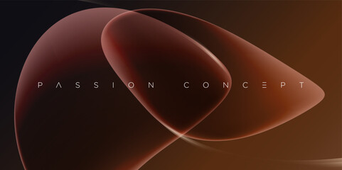 Elegant abstract vector design featuring flowing glowing red shapes with soft gradients. Great for premium branding, modern digital visuals, stylish presentations, and creative compositions.