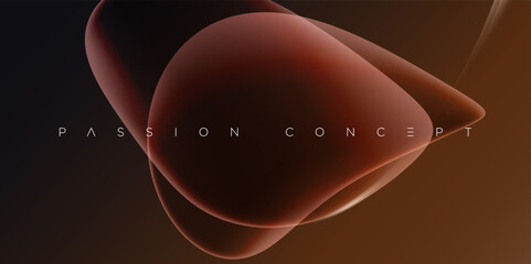 Minimal abstract background featuring smooth glowing red shapes with layered gradients. Perfect for luxury branding, modern digital designs, stylish presentations, and elegant creative visuals.