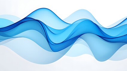 Abstract blue wave background vector design template for modern graphic design use
