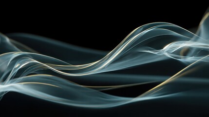 Abstract smoke design art pattern