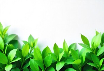Vibrant Monstera Leaves on White Background