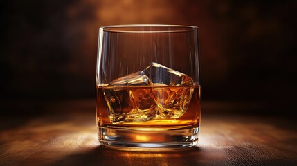 photo glass of whiskey