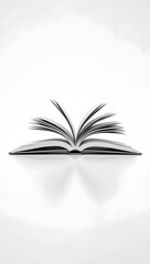 Open book reading education literature knowledge library study learning concept idea