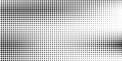 Grunge halftone gradient background. Faded grit noise texture. White and black sand wallpaper. Retro pixelated backdrop. Anime or manga style comic overlay. Vector graphic design textured template