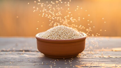 Best quinoa seeds in bowl image for healthy eating and gluten free diet concept use 85