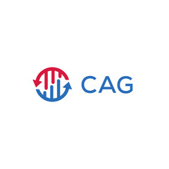 CAG Letter Initial Logo Design Template Vector Illustration