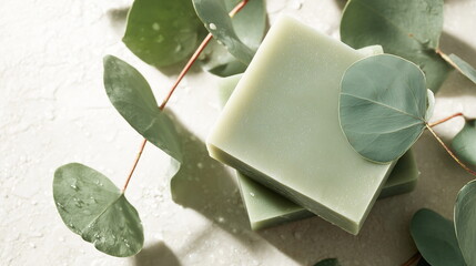 Natural soap with eucalyptus 