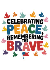 Vj Day Typography T-Shirt Design Quote