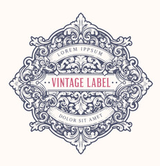 Vintage Luxury Banner Template Design