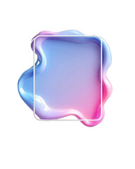 Elegant Pastel Gradient Frame with Smooth Outline for Promotions