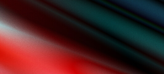Abstract Red and Teal Draped Fabric Texture: Dark Moody Gradient Background