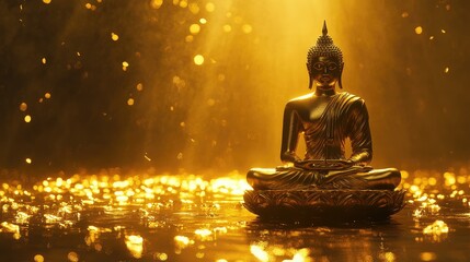 tranquility meditation gold