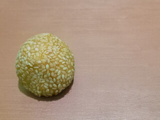 Onde Onde or Crispy Sesame Ball is one of Indonesian traditional snacks