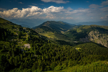 view from the hill, Monte Grappa, Italy