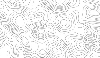 Topographic Background. Abstract wavy and curved lines background. Background of the Topographic Map. Sophisticated Dark Background with Contour Map Lines Creating an Organic and Fluid Pattern.