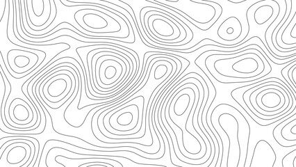 Topographic Background. Abstract wavy and curved lines background. Background of the Topographic Map. Sophisticated Dark Background with Contour Map Lines Creating an Organic and Fluid Pattern.