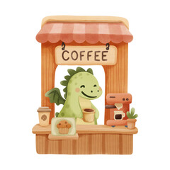coffee with dragon