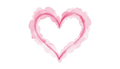 Vibrant pink heart symbol on a simple black background, symbol of love and affection