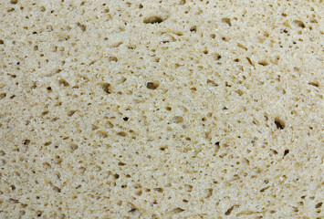 close up of rye bread slice