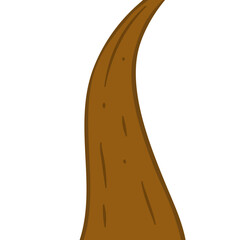 Dirt road vector illustration