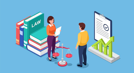 Legal advice and consultation with lawyer for business growth strategy plan