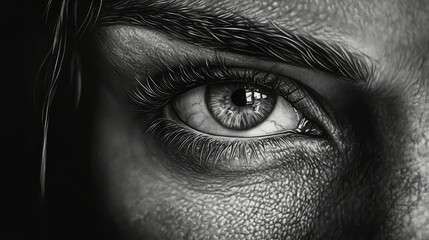 Obraz premium texture black and white art