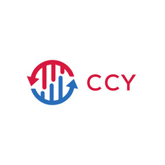 CCY logo design vector template