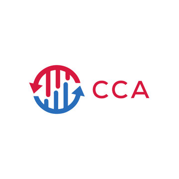 CCA logo design vector template