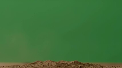 Green Screen Dust Explosion Video Asset for Compositing and Visual Effects