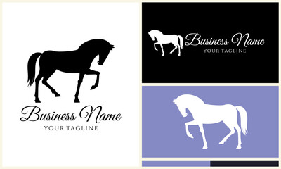 Horse Logo Design Variations. (2)