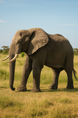 Naklejka premium Elephant in Africa