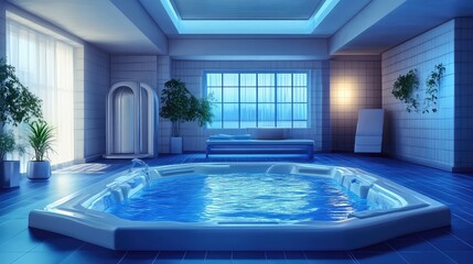 photo blue spa