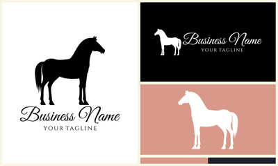 Horse Logo Design Variations. (1)