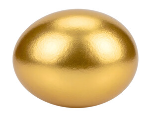 A radiant golden sphere gleams with luxurious metallic luster, symbolizing prosperity and precious value.