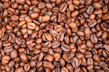 Roasted coffee beans