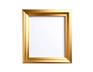 A luxurious golden photo frame provides a perfect border for any artistic creation.