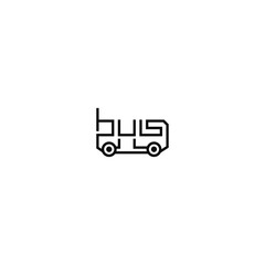Bus letters company logo.