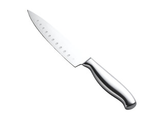 Essential culinary tool, a gleaming stainless steel knife designed for precision food preparation.