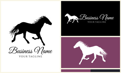 Running Horse Logo Designs. (1)