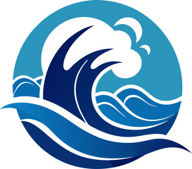 vector illustration of a dolphin