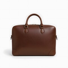brown leather briefcase