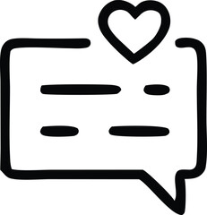 vector illustration of a speech bubble