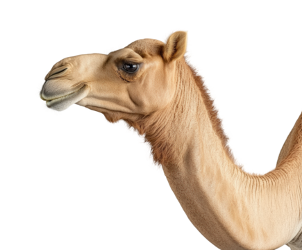 Majestic camel portrait in animal