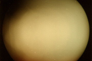 Blank grained film strip texture background with heavy grain, dust and light leak