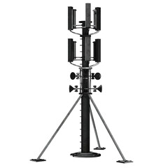 Satelite tower network