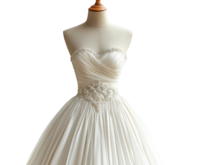 Elegant wedding dress showcase fashion minimalist