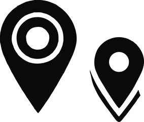A comprehensive set of vector map pointers, pins, and location markers for navigation and web design